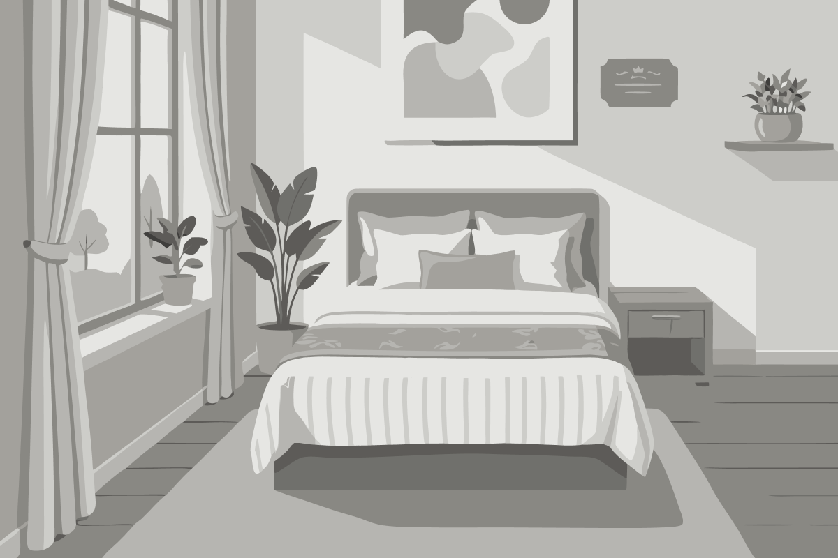 Bed in 4-Bed Mixed Dormitory Room with Shared Bathroom